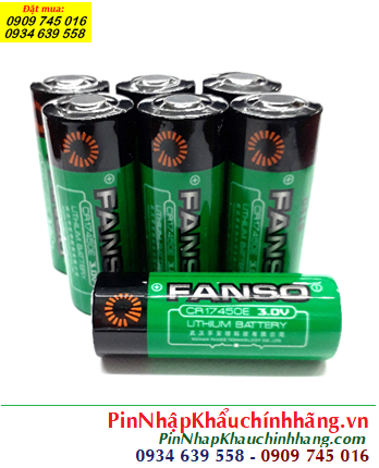 Fanso CR17450E, Pin nuôi nguồn PLC lithium 3v Fanso CR17450E  2200mAh 